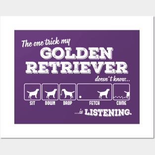 Golden Retriever Posters and Art